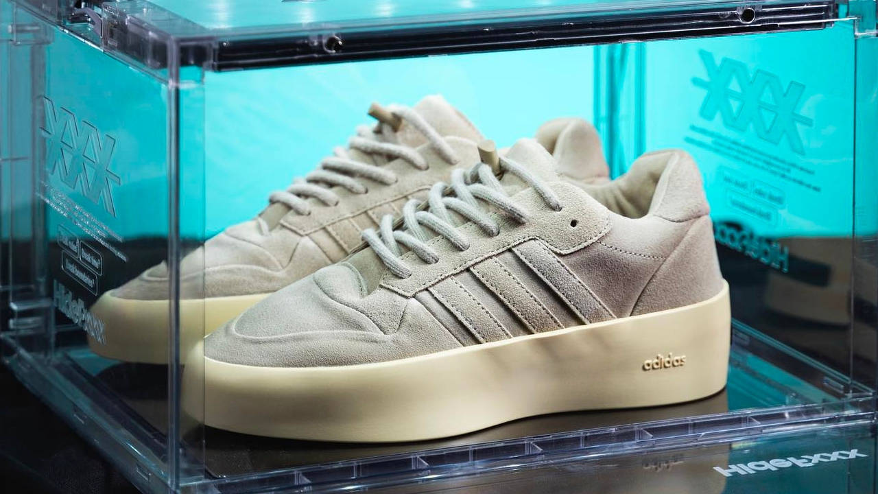 Fear of God x adidas Rivalry Low 86 Grey Side