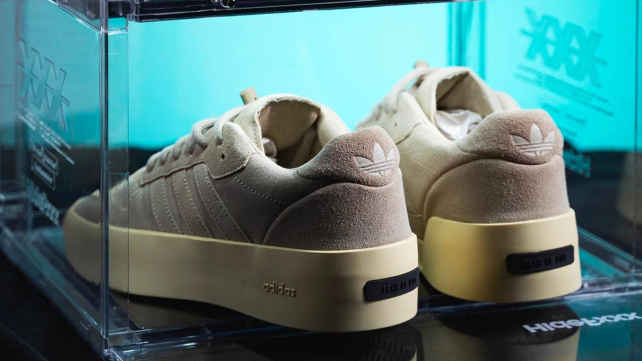 Fear of God x adidas Rivalry Low 86 Grey Side