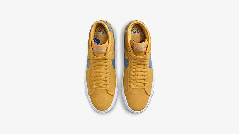 Grant Taylor x Nike SB Blazer High Yellow middle