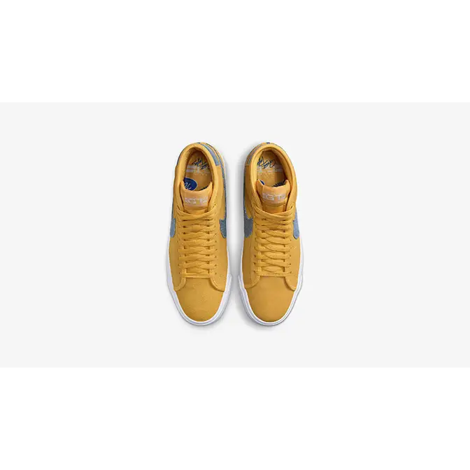 Grant Taylor x DH3857 Nike SB Blazer High Yellow middle