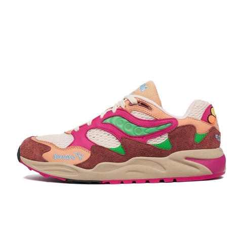 Jae Tips x competici Saucony Grid Shadow 2 Brown Multi
