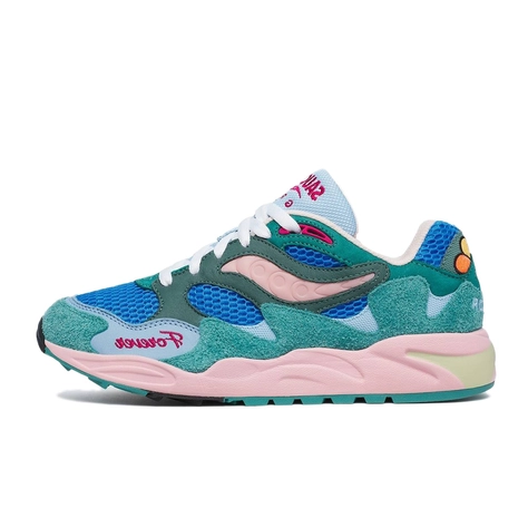 Jae Tips x Saucony guide Grid Shadow 2 Pink