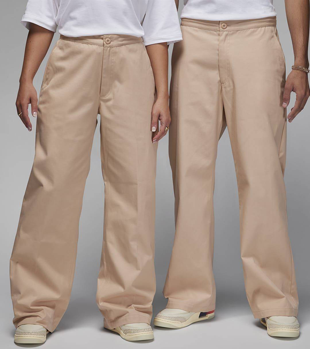 Jordan x J Balvin Woven Pants Beige Front Full