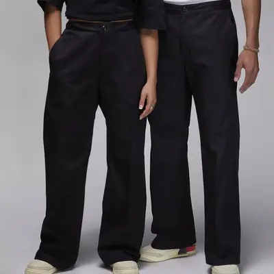 Jordan x J Balvin Woven Pants Black Front Full
