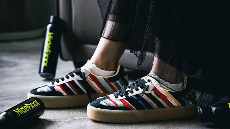 Ksenia Schnaider x adidas Samba 2 Multi on foot main