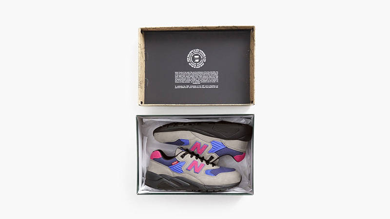 Levi’s x New Balance 580 Grey Multi in box