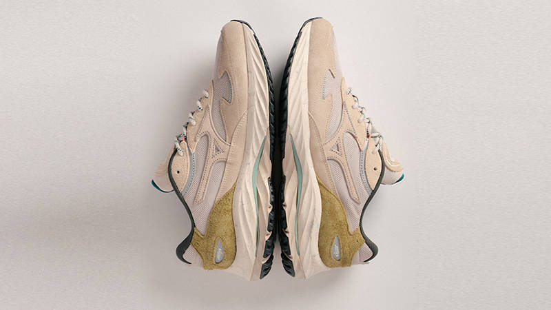 Mizuno Wave Rider Beta Silver White Cedar D1GA235601 Top