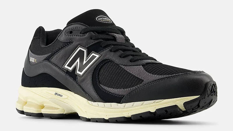 New Balance 2002R Leather Pack Black front