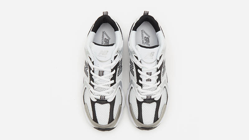 New Balance 530 White Silver Black MR530LB Top