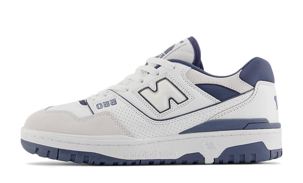 New Balance 550 White Vintage Indigo