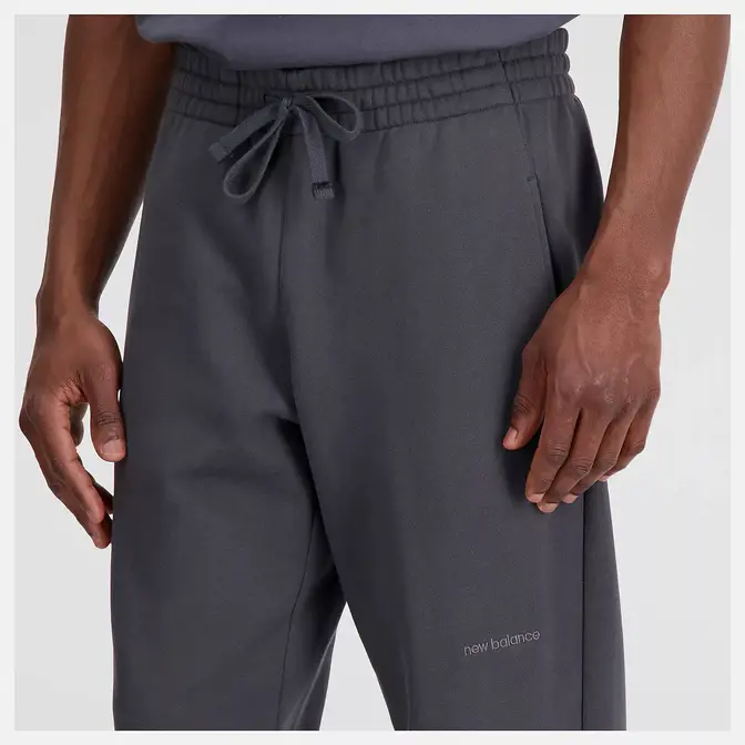 Newbalance Athletics Linear Pant Blacktop Front Closeup