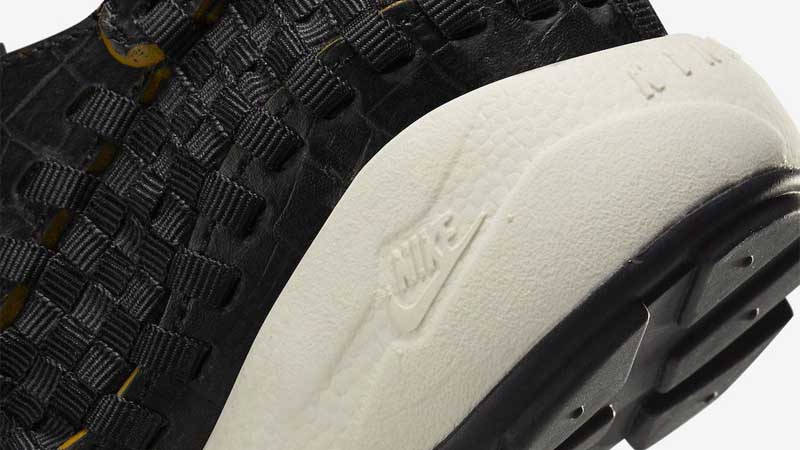 Nike Air Footscape Woven Premium Black Croc Closeup