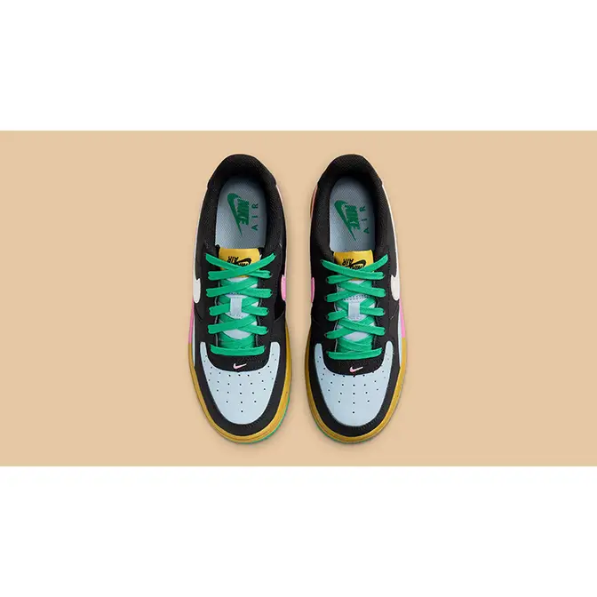 Nike Air Force 1 Low GS Black Multi | Where To Buy | FJ3288-001 | The ...