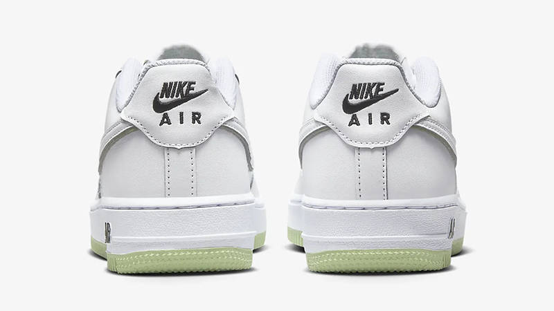 Nike Air Force 1 Low GS White Honeydew CT3839-108 Back