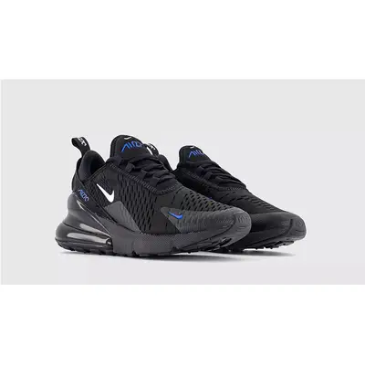 Nike junior air max 270 trainer discount black / hero blue / royal