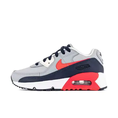 Nike Air Max 90 LTR Big Kids Grey Obsidian Crimson | Where To Buy ...