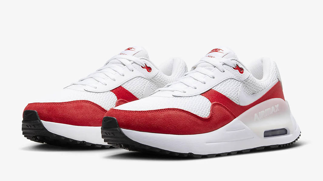 Nike Air Max SYSTM White University Red DM9537-104 Side
