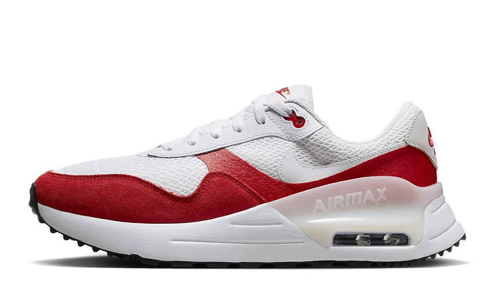 Nike Air Max SYSTM White University Red DM9537-104