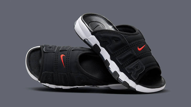 Nike Air More Uptempo Slide Black Infrared