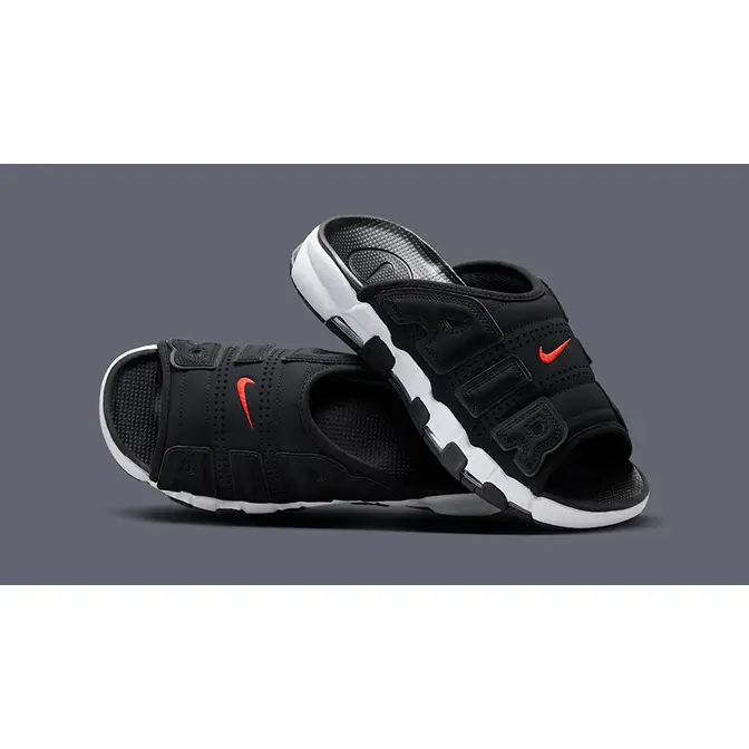 Nike Air More Uptempo Slide Black Infrared | Where To Buy | FJ2708-001 ...
