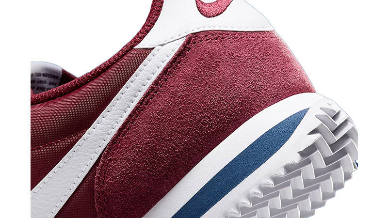 nike cortez dark red