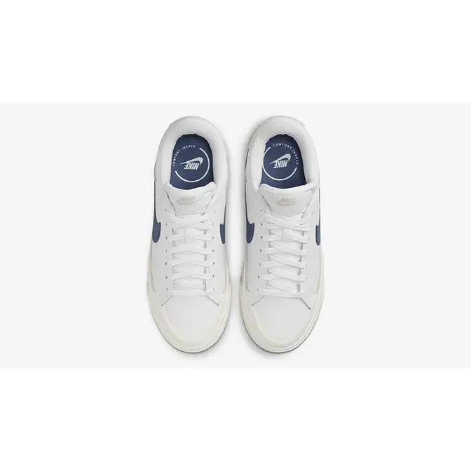 Nike Court Legacy Lift White Diffused Blue | Where To Buy | DM7590-104 ...