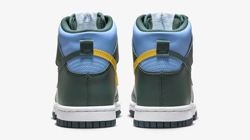 Nike Dunk High GS Deep Jungle University Blue Back