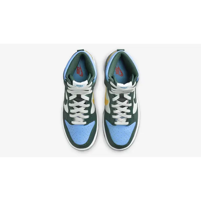 Nike Dunk High GS Green Blue Gold | Where To Buy | DB2179-300 | The ...