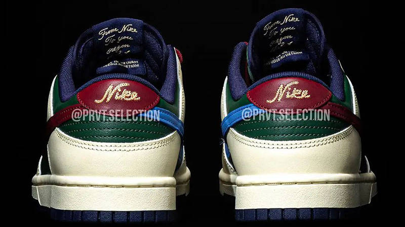 Nike Dunk Low Gorge Green Coconut Milk FB8106-361 back