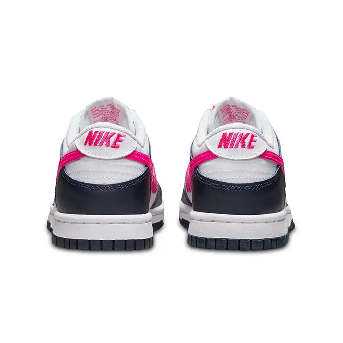 Pink black best sale white nike