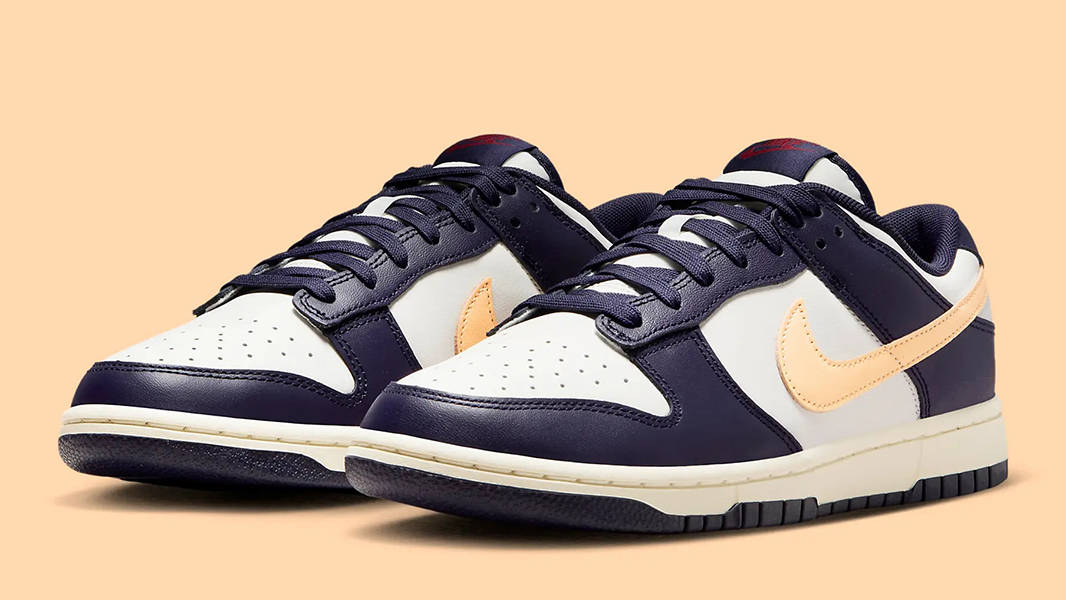 Nike Dunk Low Navy Coconut Milk Side