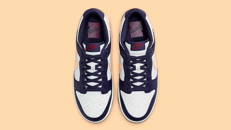 Nike Dunk Low Navy Coconut Milk Top