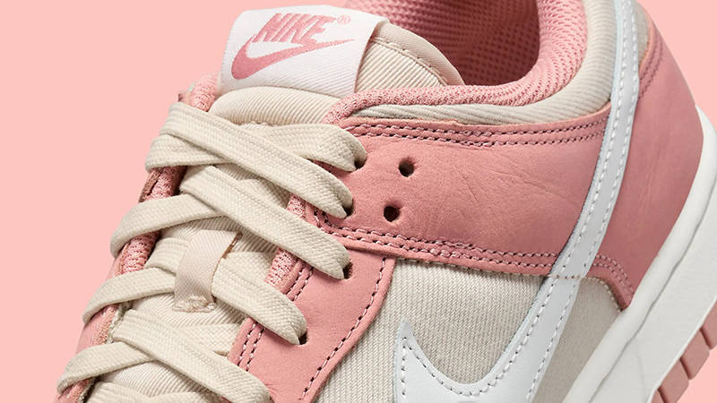 Nike Dunk Low Red Stardust Sanddrift FB8895-601 Detail