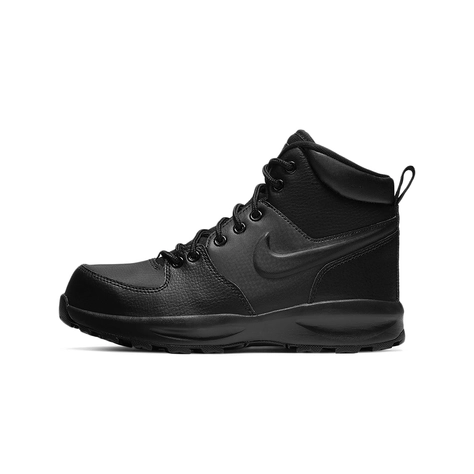 Nike Manoa Leather GS Triple Black BQ5372-001