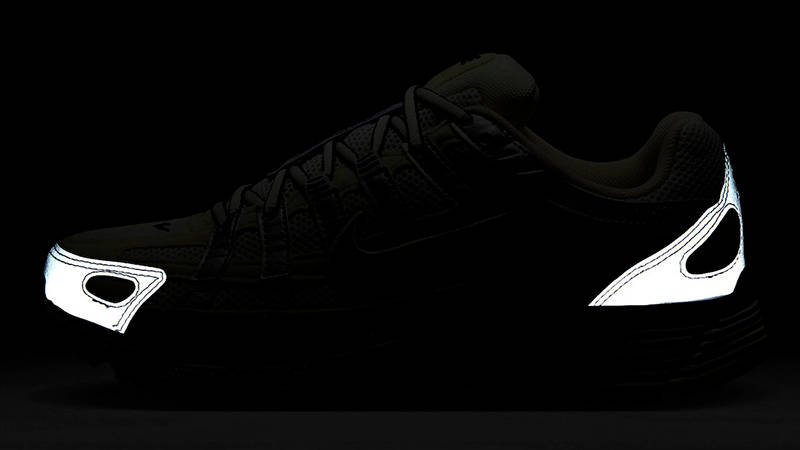 Nike P-6000 Coconut Milk Black Silver FV6603-100 in dark