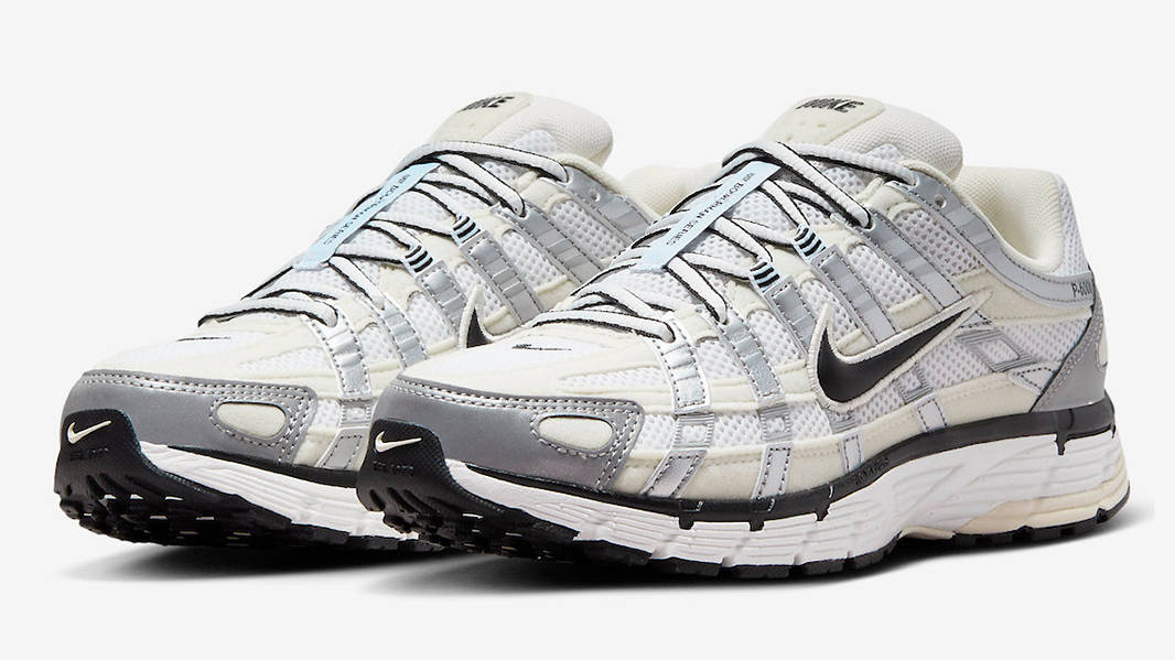 Nike P-6000 Coconut Milk Black Silver FV6603-100 Side