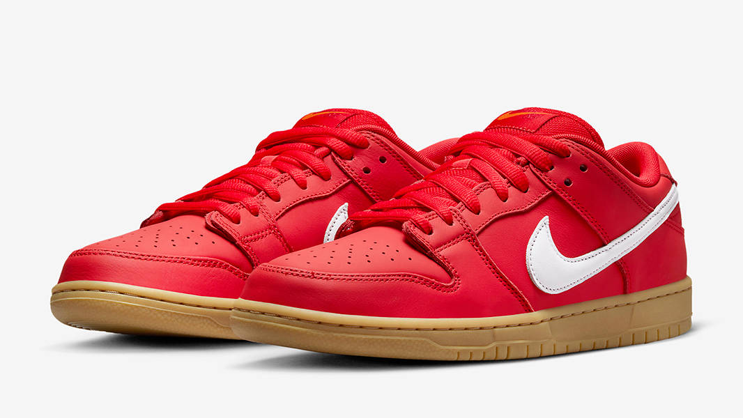 Nike SB Dunk Low University Red Gum FJ1674-600 Side