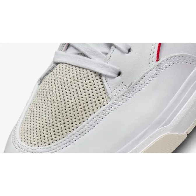 Nike SB React Leo White Navy Red FD0268-100 Detail