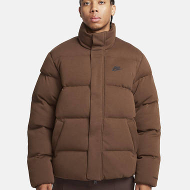 nike sportswear oversized puffer jacket brown feature w380 h380