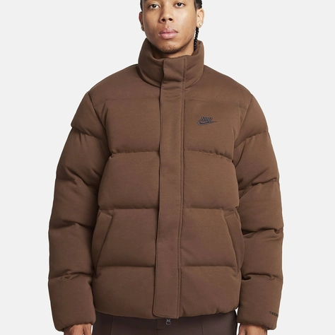 Nike Sportswear Oversized Puffer Jacket Brown Feature
