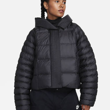 nike sportswear swoosh puffer primaloft therma fit oversized hooded jacket w380 h380