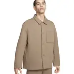 real nike lebron high tops velcro Oversized Shirt-Jacket Brown