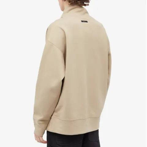 Nike Tech Fleece Turtle Neck Khaki Backside