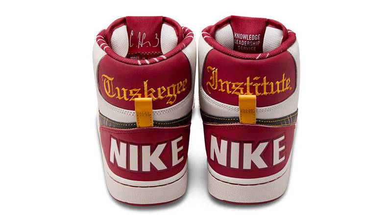 Nike Terminator High Tuskegee Institute back