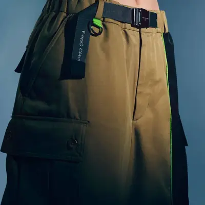 Nike x Feng Chen Wang Nike Pro Convertible Cargo Trousers Brown Feature