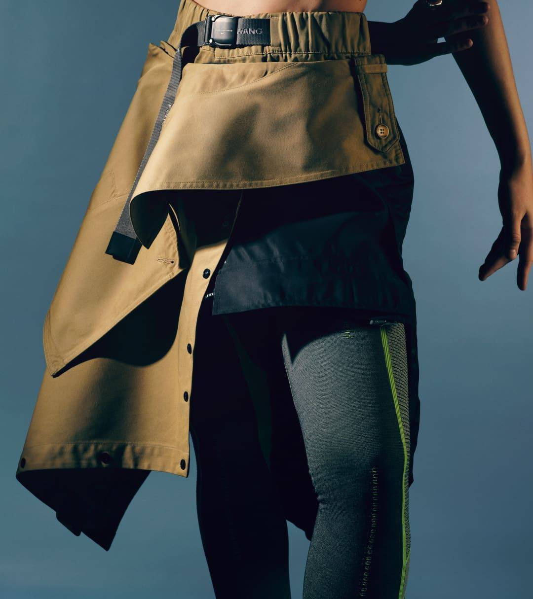 Nike x Feng Chen Wang Nike Pro Leggings Grey Full Image