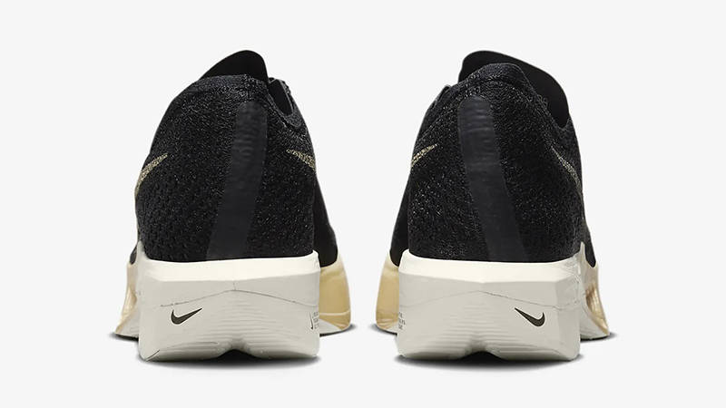 Nike ZoomX Vaporfly 3 Black Metallic Gold DV4129-001 Back