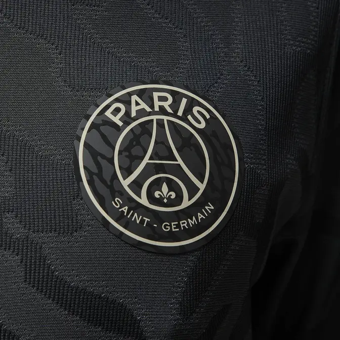 Paris Saint-Germain 2023-24 Stadium Third Jordan Dri-FIT ADV Football Shirt Anthracite Club Logo