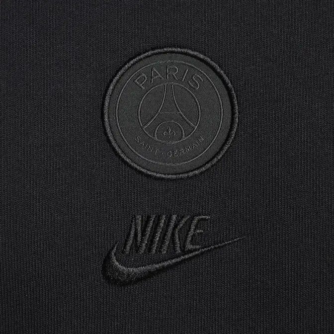 Paris Saint-Germain Premium Essentials nike Plus Football T-Shirt Black Club Logo