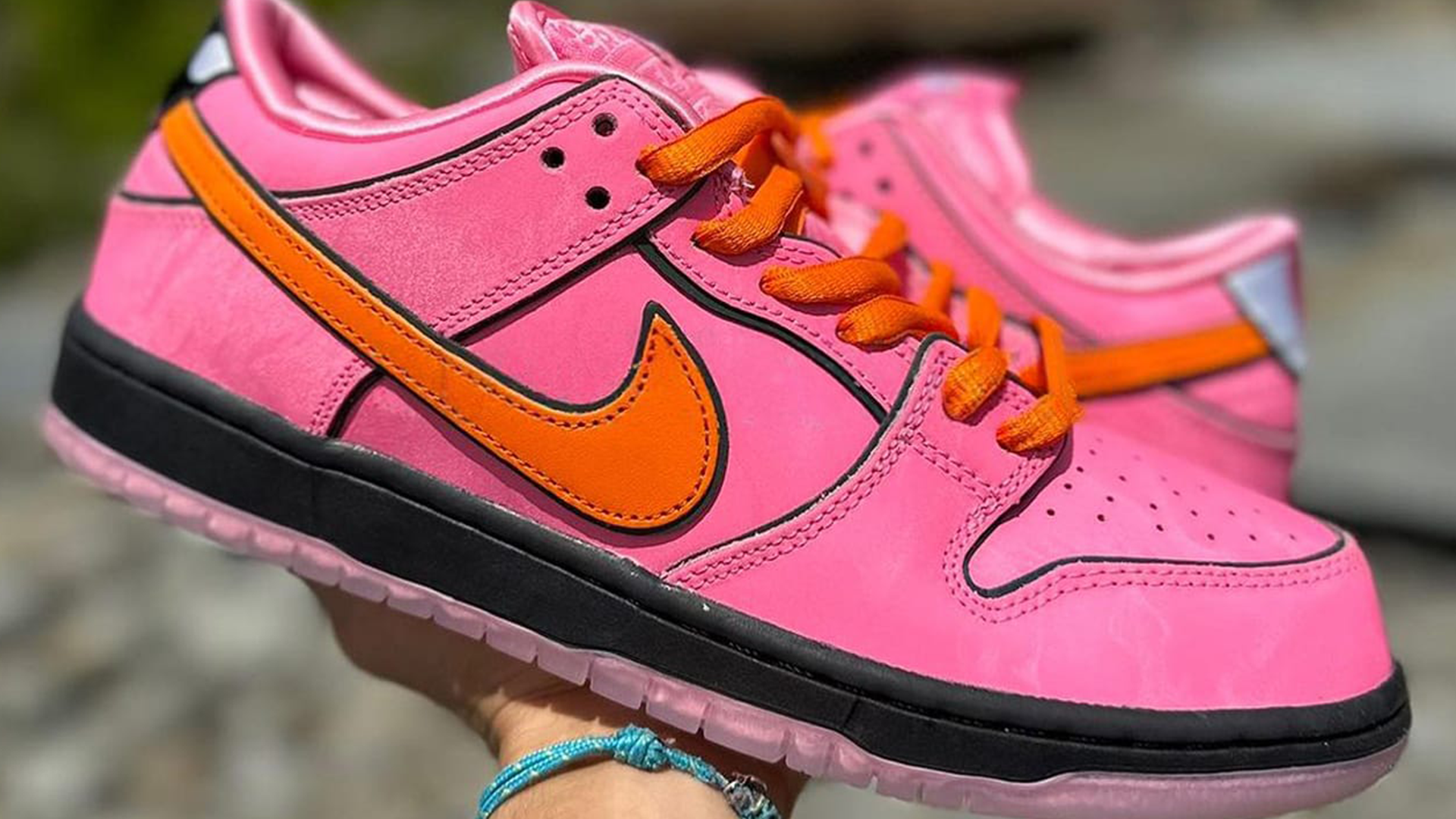 Here's An On-Foot Look At the Powerpuff Girls x Nike SB Dunk